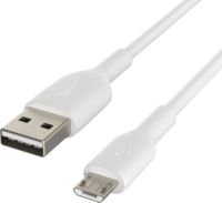 Belkin BOOST↑CHARGE™ MicroUSB apa - USB-A apa Adat- és töltőkábel 1m - Fehér