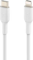Belkin BOOST↑CHARGE™ Lightning apa - USB-C apa Adat- és töltőkábel 1m - Fehér