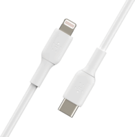 Belkin BOOST↑CHARGE™ Lightning apa - USB-C apa Adat- és töltőkábel 1m - Fehér