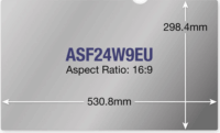 Targus ASF24W9EU 24" Betekintésvédelmi monitorszűrő