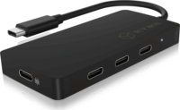 RaidSonic USB 3.1 (Gen 2) Type-C™ HUB (4 port) Fekete