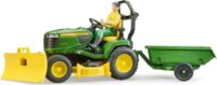 Bruder John Deere Fűnyírós traktor - Zöld/sárga