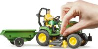 Bruder John Deere Fűnyírós traktor - Zöld/sárga