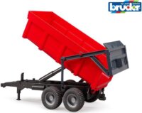 Bruder: Billenős pótkocsi teherautókhoz - Piros/Fekete