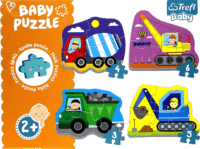Trefl Munkagépek - bébi puzzle szett