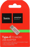 HOCO MicroUSB anya - USB-C apa adapter