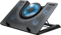 Trust GXT 1125 Quno 17.3" laptop hűtőpad - Fekete