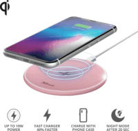 Trust Qylo Fast Wireless töltő 10W Pink