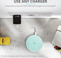 Trust Qylo Fast Wireless töltő 10W Türkiz