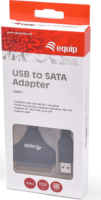 Equip USB3.0 apa - SATA apa adapter - Fekete