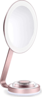 BaByliss 9450E LED Asztali kétoldalas kozmetikai Sminktükör Ø 20 cm - Pink