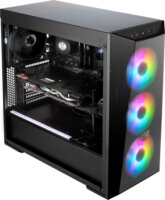 Cooler Master Midi MasterBox Lite 5 ARGB Számítógépház - Fekete