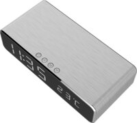 Gembird DAC-WPC-01-S Digitális ébresztőóra - Ezüst