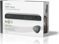 Nedis 5 portos HDMI™ kapcsoló távirányítóval