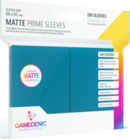 GameGenic Matte Prime Sleeves kék kártyavédő fólia - 66x91mm (100 db/csomag)