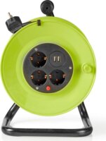 Nedis PECCR25UFGN 3-as elosztó - kábeldob 25m