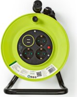 Nedis PECCR25UFGN 3-as elosztó - kábeldob 25m