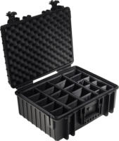 B&W Type 6000/B/RPD Fotós koffer - Fekete