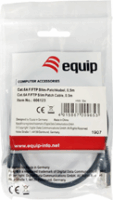 Equip SF/UTP CAT5e Patch kábel 3m Fekete