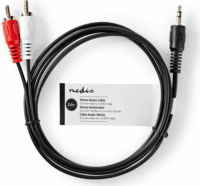 Nedis Sztereó Audiokábel 2.0m (3.5mm jack apa - 2xRCA apa)