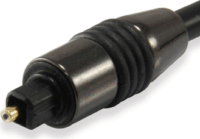 Equip 147923 optikai toslink kábel aranyozott csatlakozóval 5m - Fekete