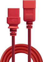 Lindy 30125 Tápkábel C19-C20 3m Piros