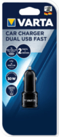 Varta Autós USB-A + USB-C töltő 5.4A Fekete