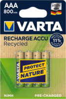 Varta Recharge Recycled 800mAh AAA Újratölthető Ceruzaelem (2db/csomag)