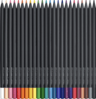 Faber-Castell Black Edition Háromszögletű színes ceruza készlet (24 db / csomag)