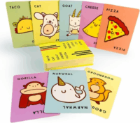 Cica, pizza, taco, gida, sajt Családi társasjáték