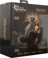 White Shark WildCat Gaming Headset Fekete
