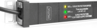 Digitus 220V RACK hálózati elosztó 7 aljzat túlfeszültség védelem 0U 2.0m