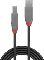 Lindy Anthra Line USB2.0-A apa - USB-B apa Adat- és töltőkábel 3m - Fekete