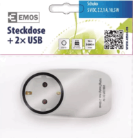 Emos P0072 USB-s aljzat elágazó