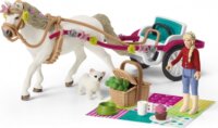 Schleich Horse Club: Lovasbemutató játékkészlet figurákkal