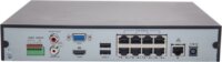 Uniview NVR301-08X-P8 NVR 8 csatornás csatornás videó rögzítő