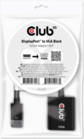 Club3D Displayport apa - D-Sub anya aktív adapter