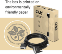 Club3D DVI-A - D-SUB kábel 3.0m Fekete