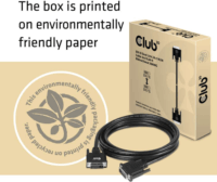 Club3D DVI-D - DVI-D kétirányú kábel 3.0m Fekete