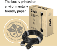 Club3D DVI-D - DVI-D kétirányú kábel 10.0m Fekete