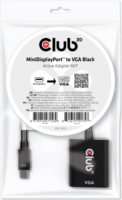 Club3D Mini Displayport apa - D-Sub anya aktív adapter