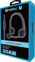Sandberg 126-12 USB Office Headset Fekete