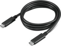 Lenovo 4X90U90619 USB-C apa - USB-C apa 2.0 Adatkábel - Fekete (1m)