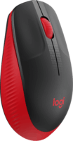 Logitech M190 Vezeték nélküli Egér - Piros