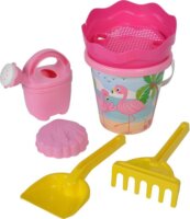 Androni: Flamingós homokozó szett vödörrel 6 részes