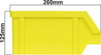 Stalflex BIN-L-Y Tároló doboz L méret - Sárga