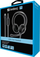 Sandberg USB Chat Headset Fekete