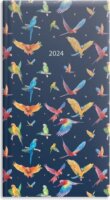 Toptimer Joy 95 x 170mm 2026 Álló elrendezésű Zsebnaptár - Papagáj