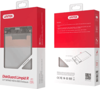 Unitek S1103A 2.5" USB 3.1 Külső HDD ház - Átlátszó