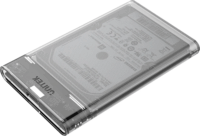 Unitek S1103A 2.5" USB 3.1 Külső HDD ház - Átlátszó